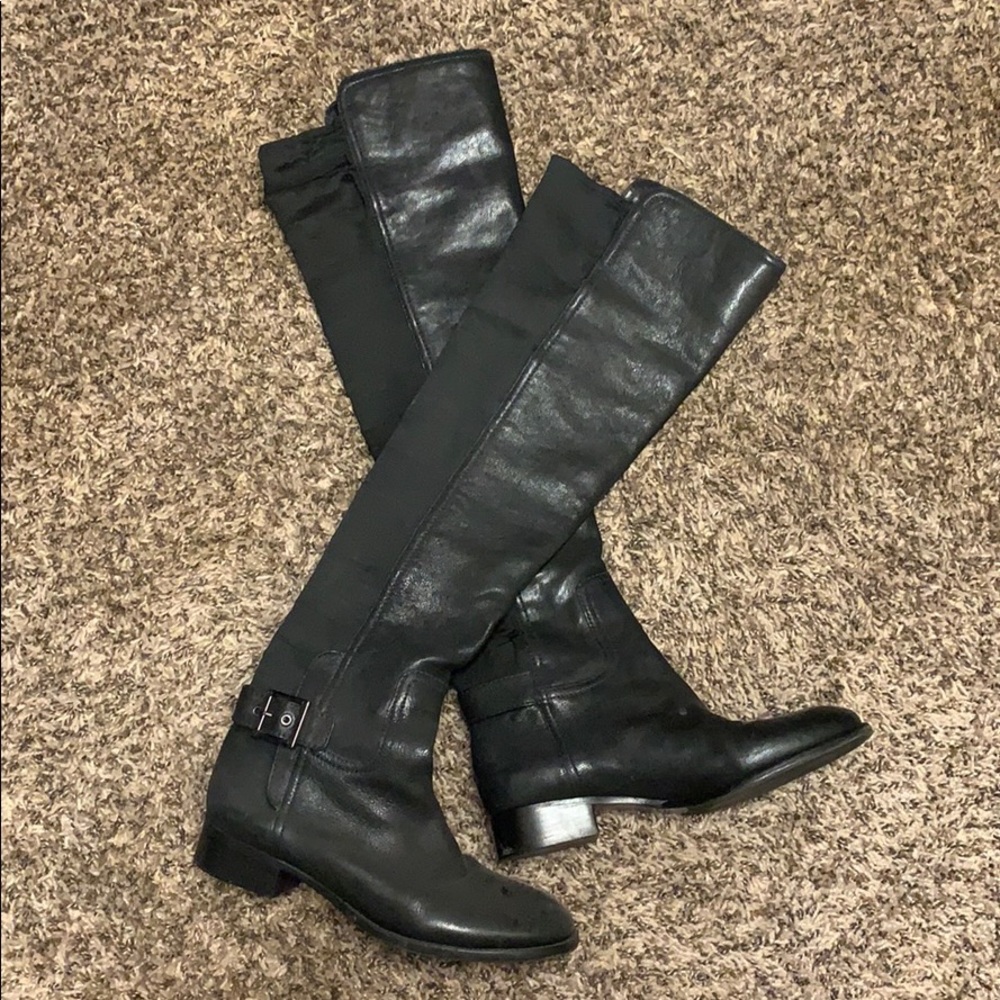Tory Burch over the knee riding boots